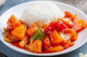 I02 咕噜肉饭 Sweet & Sour Pork Rice