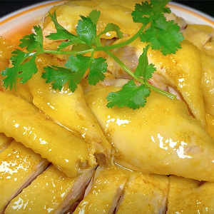 D01 甘榜盐焗鸡 Salted Baked Kampung Chicken