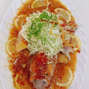 酸甘蒸 (蒸) Lime Steamed Fish